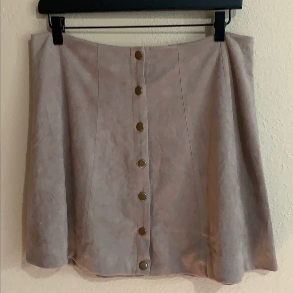 Altar’d State Faux Suede Skirt